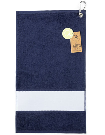 SUBLI-Me® GOLF Towel in French Navy, Größe 30 x 50 cm