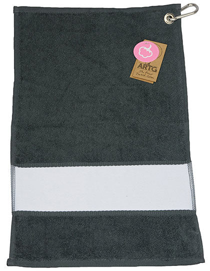 SUBLI-Me® GOLF Towel in Graphite, Größe 30 x 50 cm