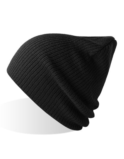 Brad Beanie Recycled in Black, Größe One Size