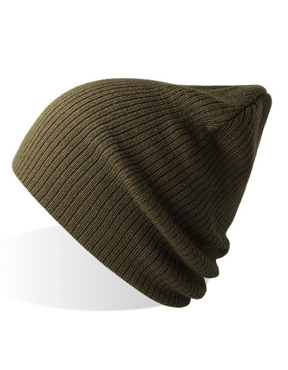 Brad Beanie Recycled in Olive, Größe One Size