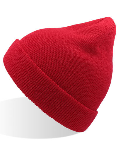 Kids Wind Beanie Recycled in Red, Größe One Size