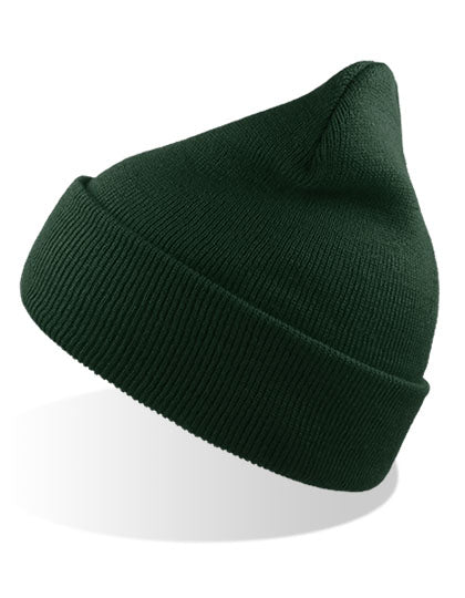 Wind Beanie Recycled in Bottle Green, Größe One Size