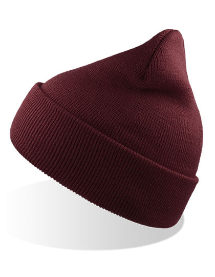 Wind Beanie Recycled in Burgundy, Größe One Size