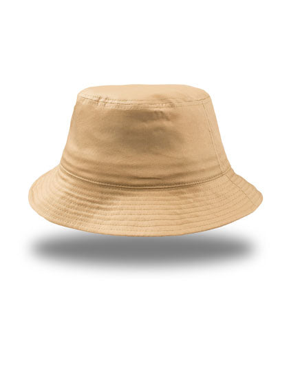 Bucket Cotton Hat in Khaki, Größe One Size