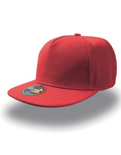 Snap Five Cap in Red, Größe One Size