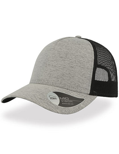 Rapper Melange Cap in Light Grey, Größe One Size