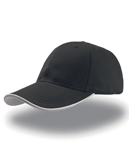 Zoom Piping Sandwich Cap in Black, Größe One Size