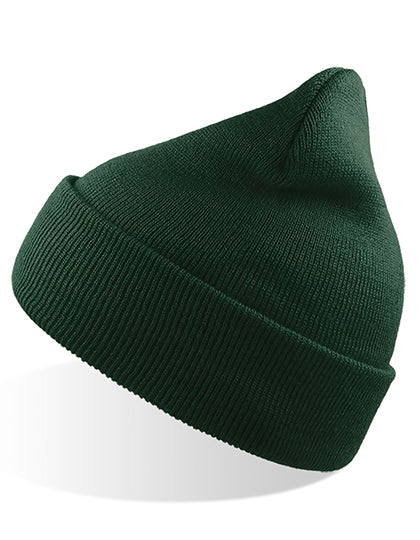 Wind Beanie in Bottle Green, Größe One Size