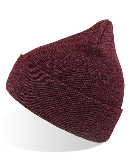 Wind Beanie in Burgundy Melange, Größe One Size