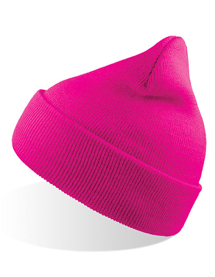 Wind Beanie in Fuchsia Fluo, Größe One Size