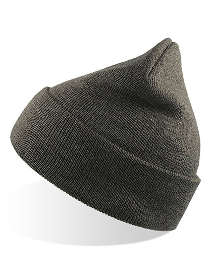 Wind Beanie in Grey Melange, Größe One Size