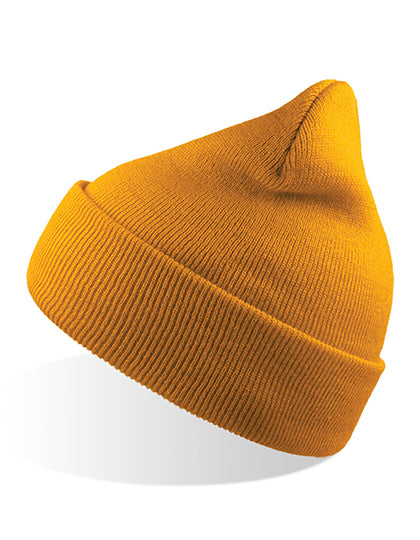 Wind Beanie in Mustard, Größe One Size