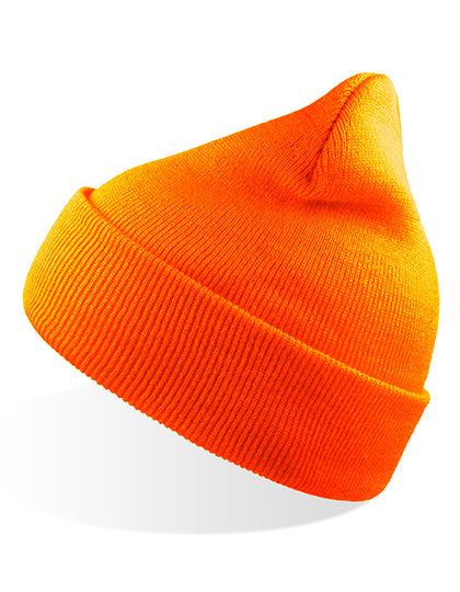 Wind Beanie in Orange, Größe One Size