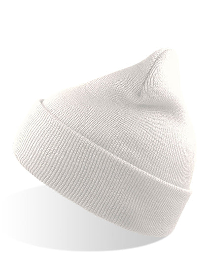 Wind Beanie in White, Größe One Size