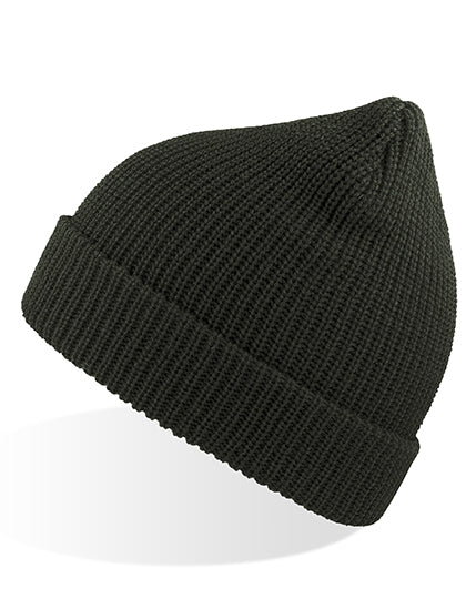 Woolly Beanie in Forest Green, Größe One Size