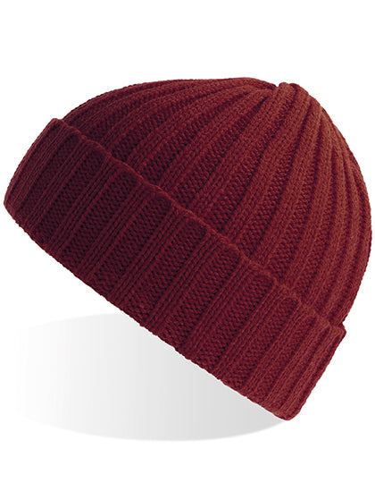 Shore Beanie in Bordeaux, Größe One Size