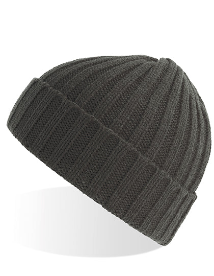 Shore Beanie in Dark Grey Melange, Größe One Size
