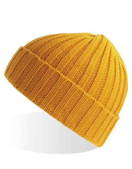 Shore Beanie in Mustard, Größe One Size