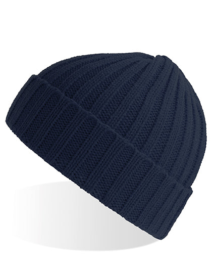 Shore Beanie in Navy, Größe One Size