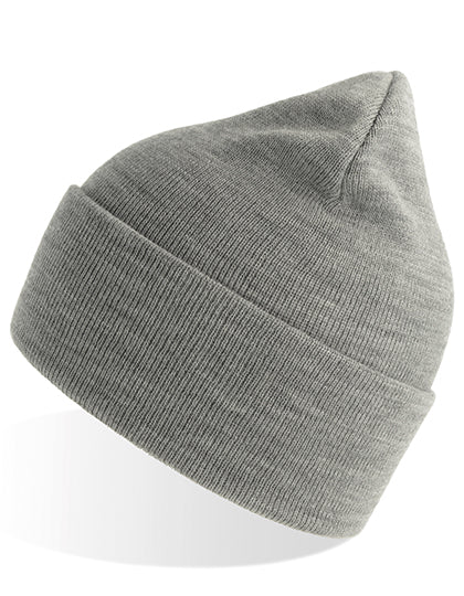 Pure Beanie in Light Grey Melange, Größe One Size