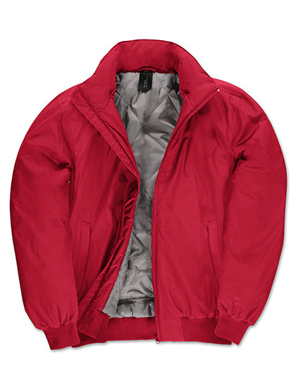 Men´s Jacket Crew Bomber in Red, Größe 3XL