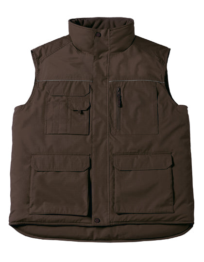 Expert Pro Bodywarmer in Brown, Größe 4XL