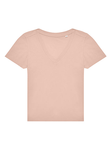 Women´s #E150 V T-Shirt in Soft Rose, Größe 3XL