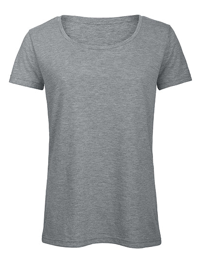 Women´s Triblend T-Shirt in Heather Light Grey, Größe XXL