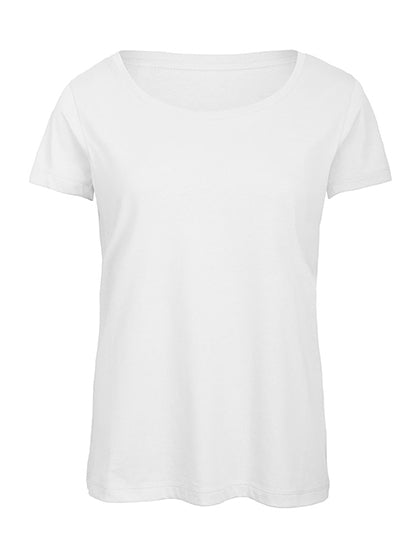 Women´s Triblend T-Shirt in White, Größe XXL