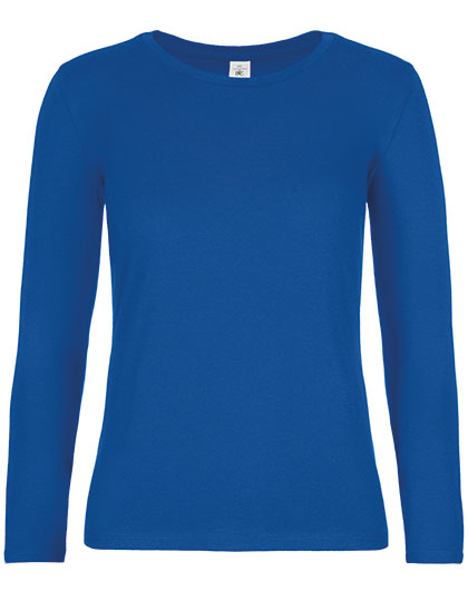 Women´s T-Shirt #E190 Long Sleeve in Royal Blue, Größe 3XL