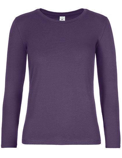 Women´s T-Shirt #E190 Long Sleeve in Urban Purple, Größe XXL