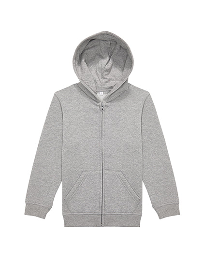 Kids ID.334 Zip Hood in Sport Grey (Heather), Größe 12/13 (152/161)