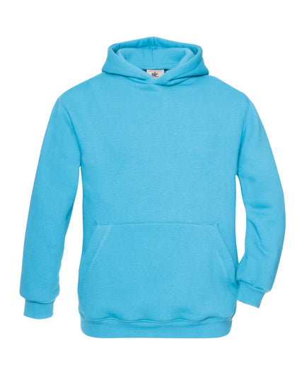 Kids´ Hooded Sweat in Very Turquoise, Größe 12/14 (152/164)