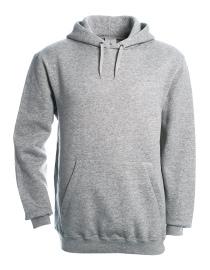 Hooded Sweat in Heather Grey, Größe XXL
