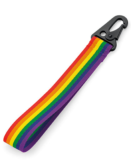 Brandable Key Clip in Rainbow, Größe 2,5 x 20,5 cm