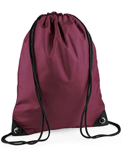 Premium Gymsac in Burgundy, Größe 33 x 45 cm