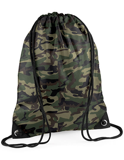 Premium Gymsac in Jungle Camo, Größe 33 x 45 cm