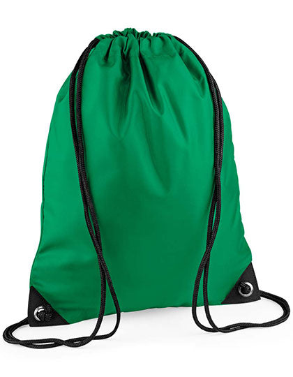 Premium Gymsac in Kelly Green, Größe 33 x 45 cm