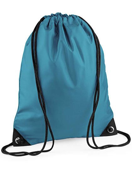 Premium Gymsac in Ocean Blue, Größe 33 x 45 cm