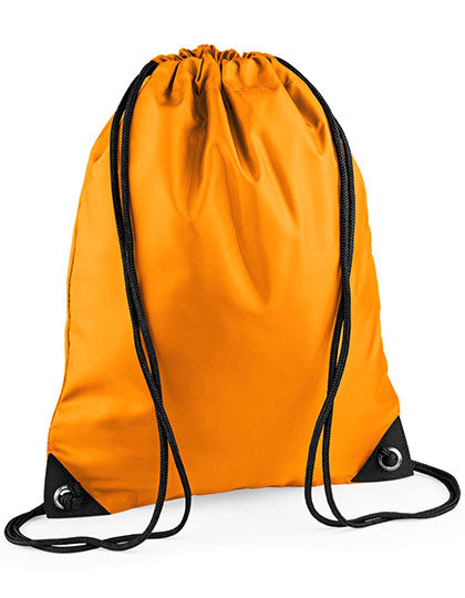Premium Gymsac in Orange, Größe 33 x 45 cm