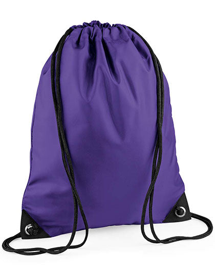 Premium Gymsac in Purple, Größe 33 x 45 cm