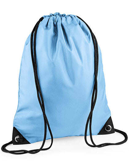 Premium Gymsac in Sky Blue, Größe 33 x 45 cm
