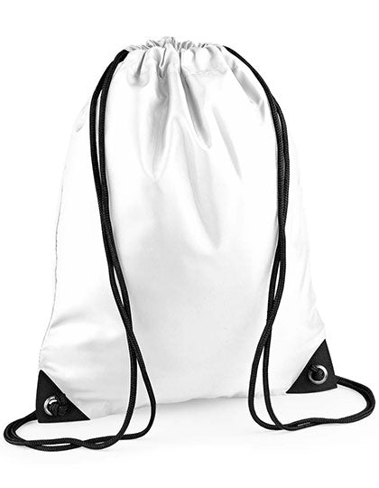 Premium Gymsac in White, Größe 33 x 45 cm
