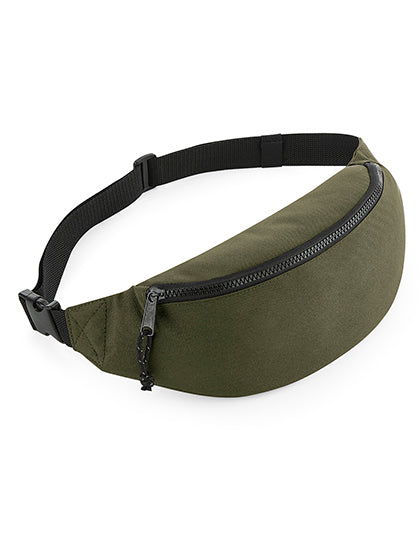 Recycled Waistpack in Military Green, Größe 38 x 14 x 8 cm