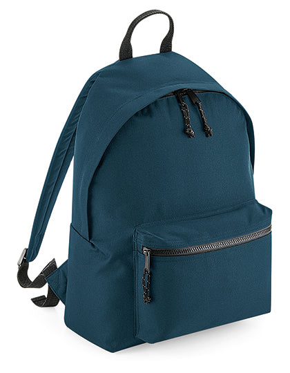Recycled Backpack in Petrol, Größe 31 x 42 x 21 cm