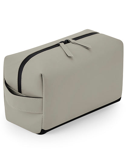 Matte PU Toiletry/ Accessory Case in Clay, Größe 25 x 12 x 15 cm