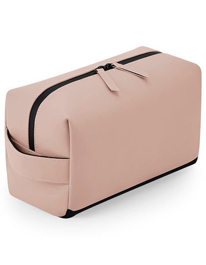 Matte PU Toiletry/ Accessory Case in Nude Pink, Größe 25 x 12 x 15 cm