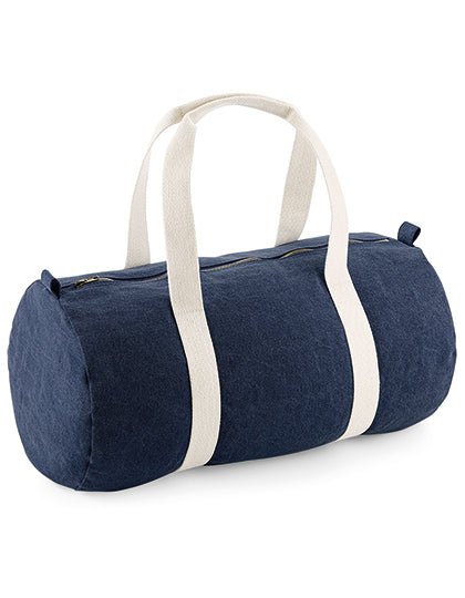 Denim Barrel Bag in Denim Blue, Größe 50 x 20 x 25 cm