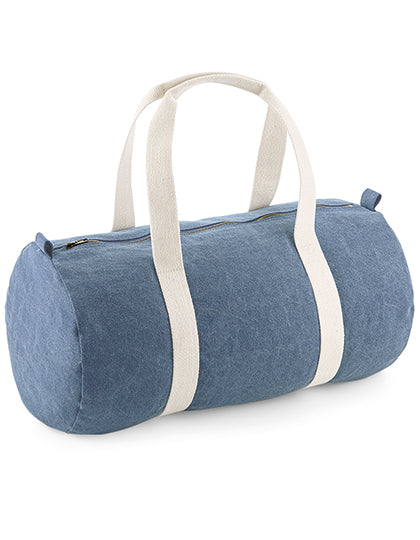 Denim Barrel Bag in Light Denim, Größe 50 x 20 x 25 cm