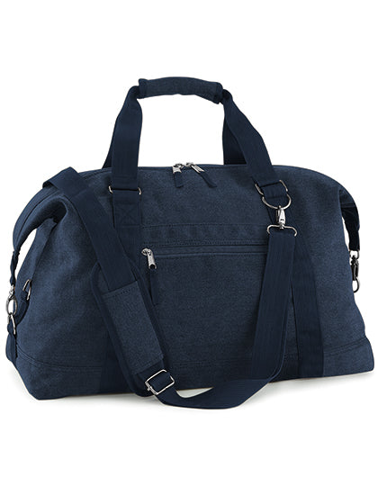 Vintage Canvas Weekender in Vintage Oxford Navy, Größe 51 x 33 x 24 cm
